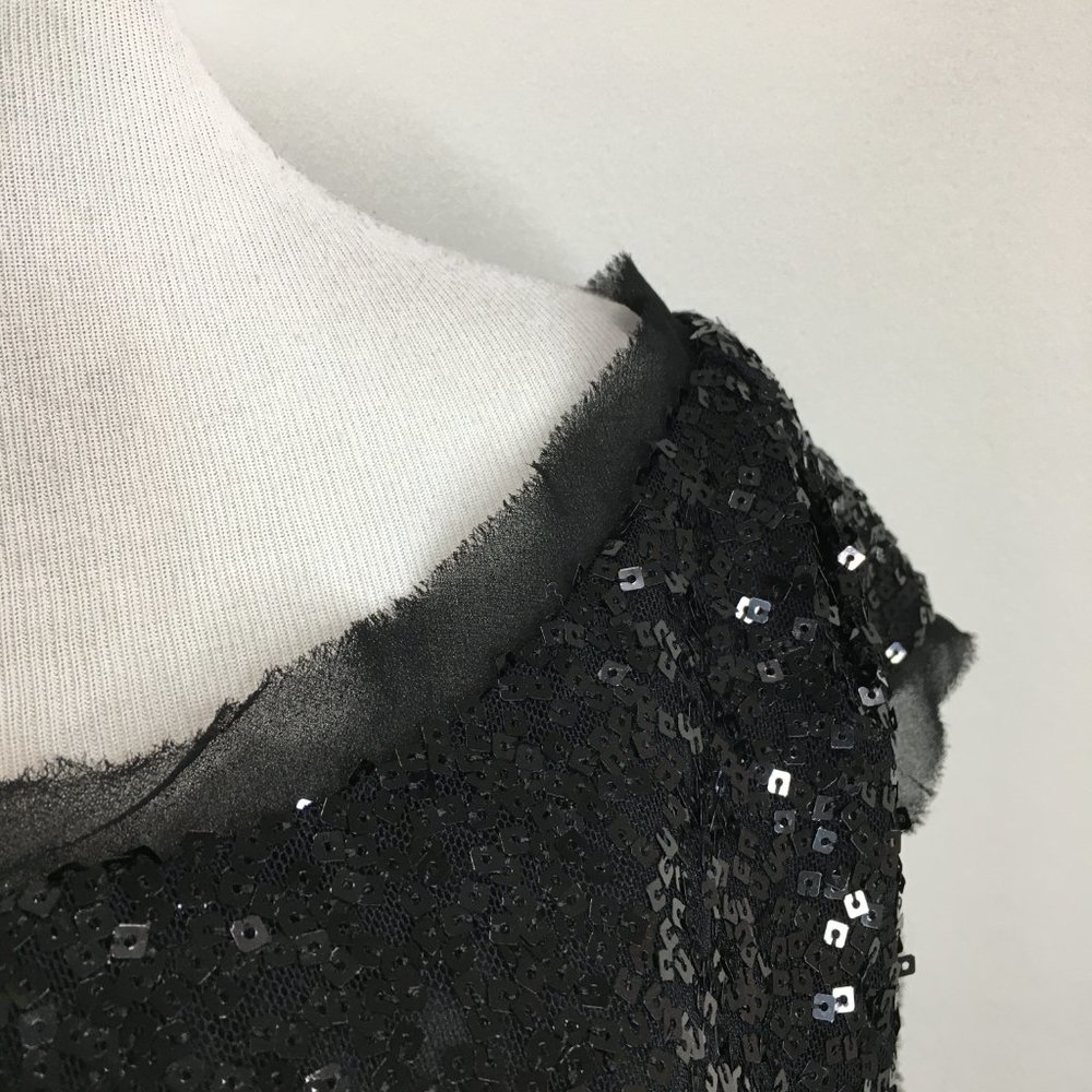 Bcbgeneration Black Sequin Embellished Loose Top … - image 6